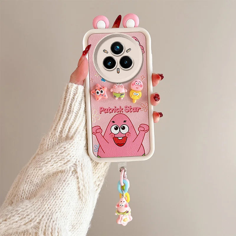 SpongeBob 3D Doll Pendant Phone Case with Rope Strap - Image 6