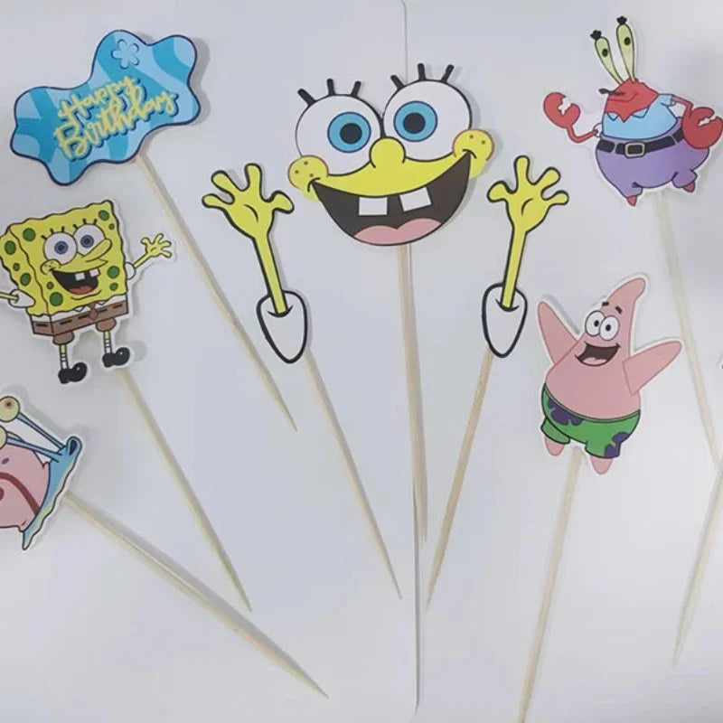 1 Set SpongeBob Cake Toppers - Image 5