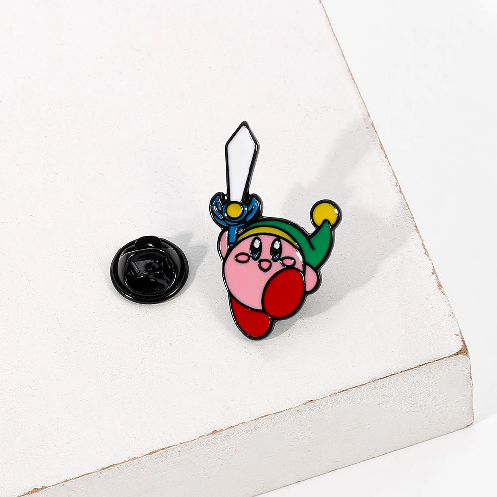 Anime Kirby Enamel Pin - Image 5