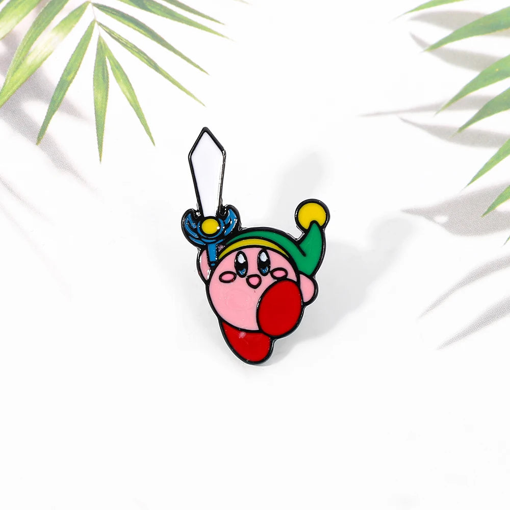 Anime Kirby Enamel Pin - Image 4