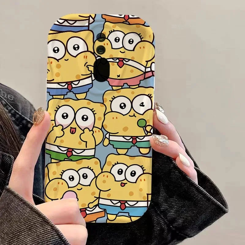 Kawaii SpongePatrick Cartoon TPU Soft Phone Case - Image 13