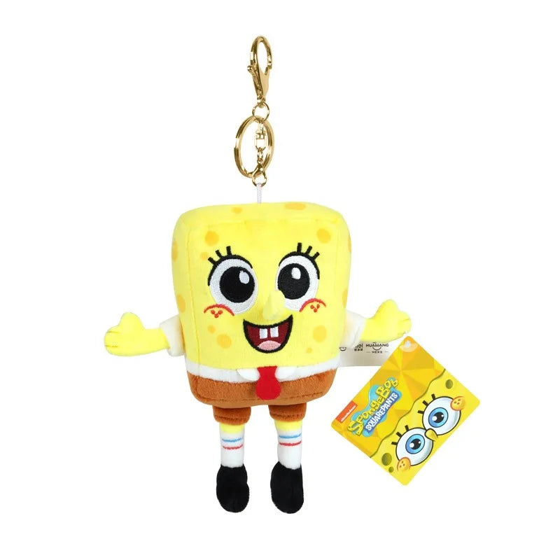 Kawaii SpongeBob SquarePants Plush Toy Keychain - Image 5
