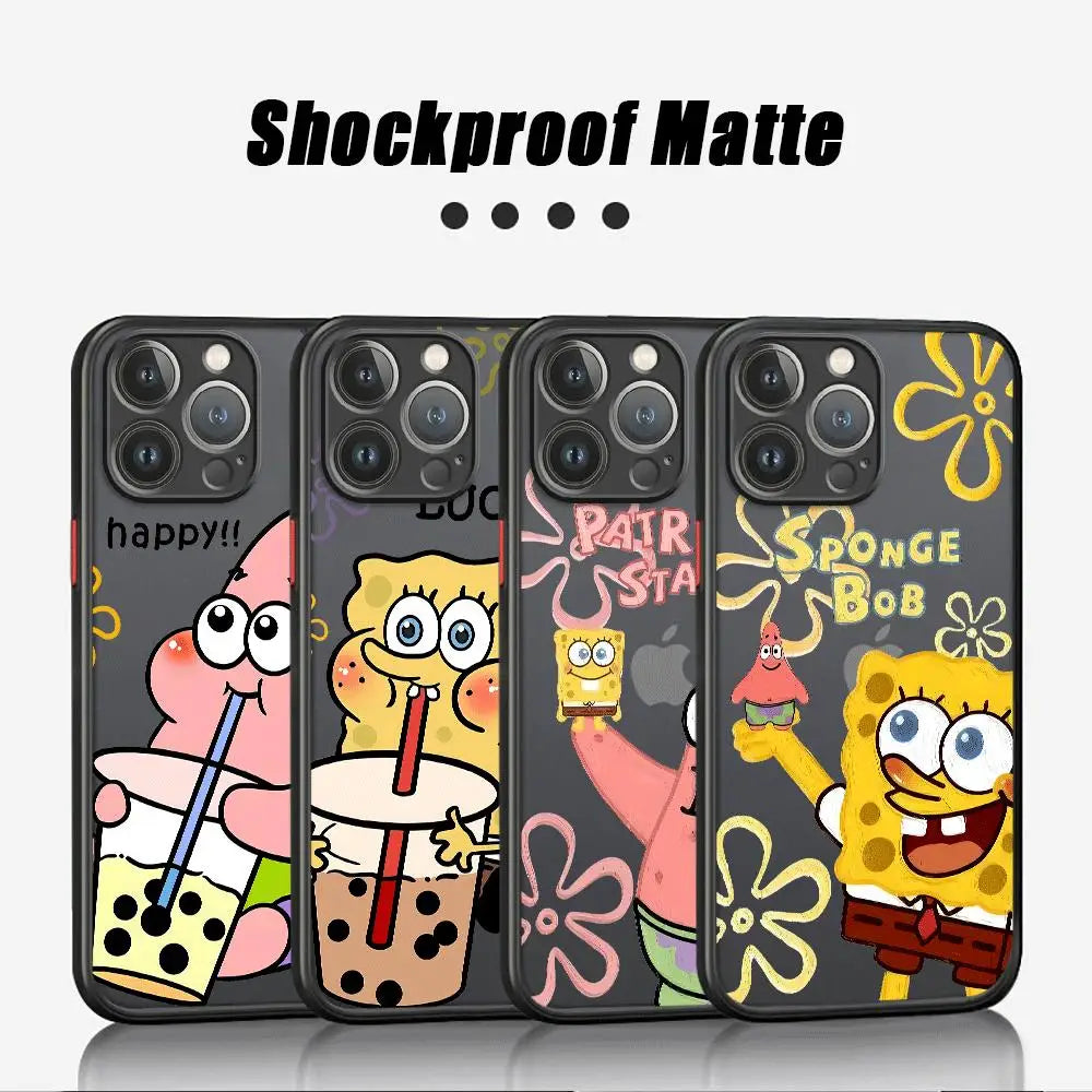 S-SpongeBob P-Patrick Star Armor Phone Case - Image 4