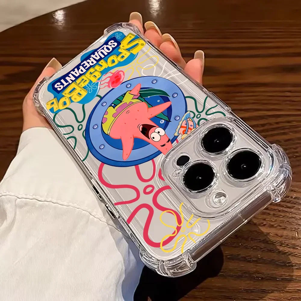 SpongeBob & Patrick Soft Silicone Phone Cases - Image 3