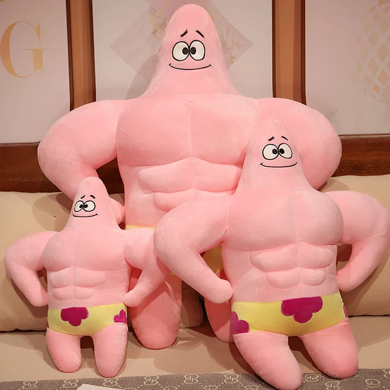 Big Size Muscular SpongeBob & Patrick Star Plush Toys - Image 3