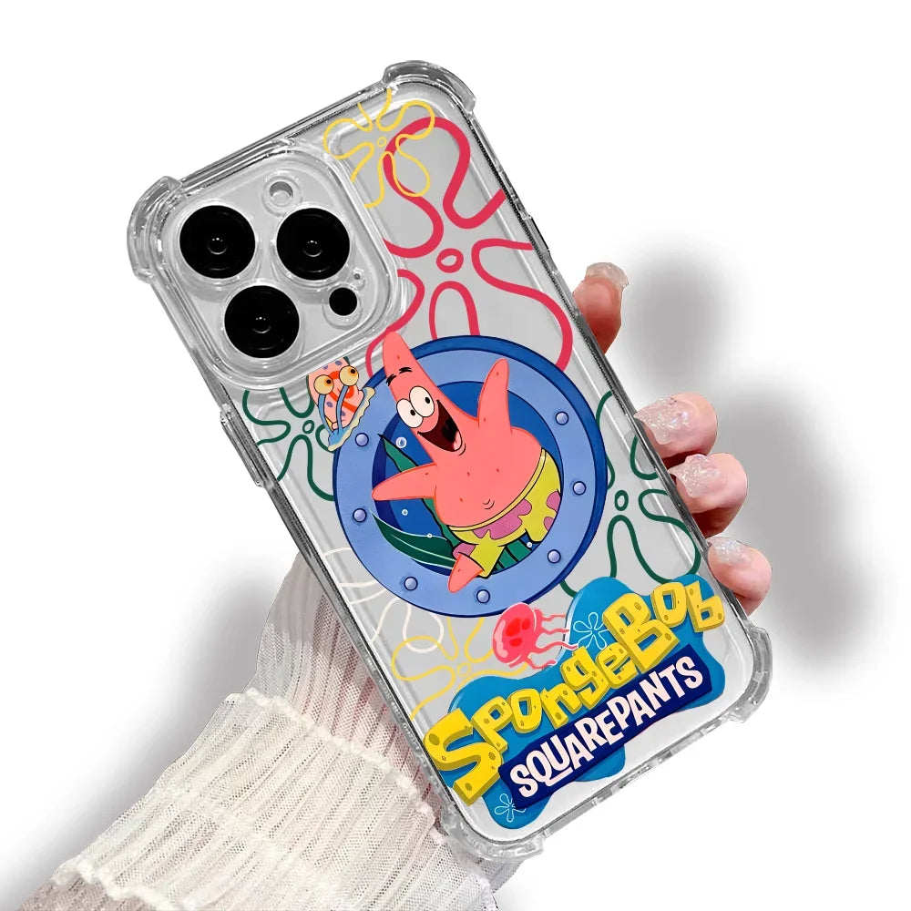SpongeBob & Patrick Soft Silicone Phone Cases - Image 4