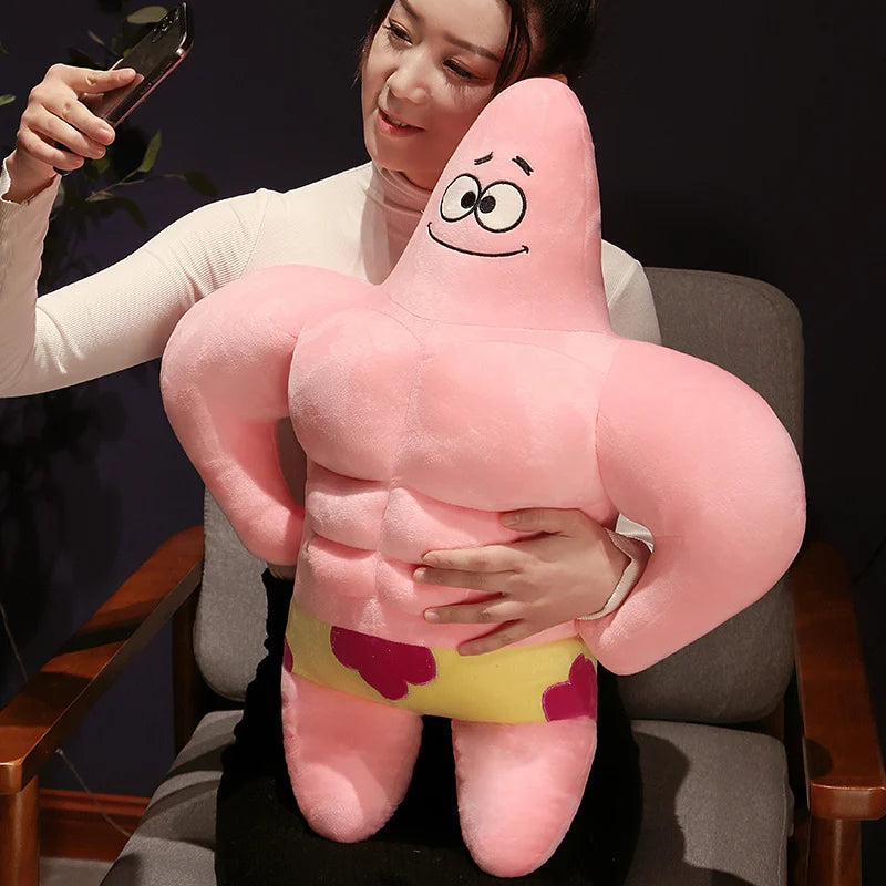 Big Size Muscular SpongeBob & Patrick Star Plush Toys - Image 5
