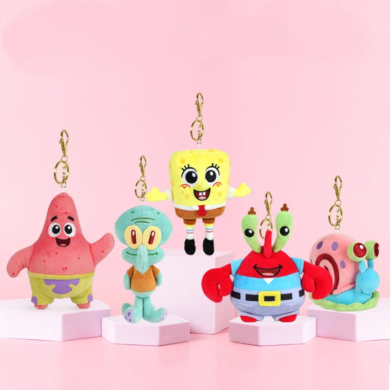 Patrick Star Plush Toys Keychain