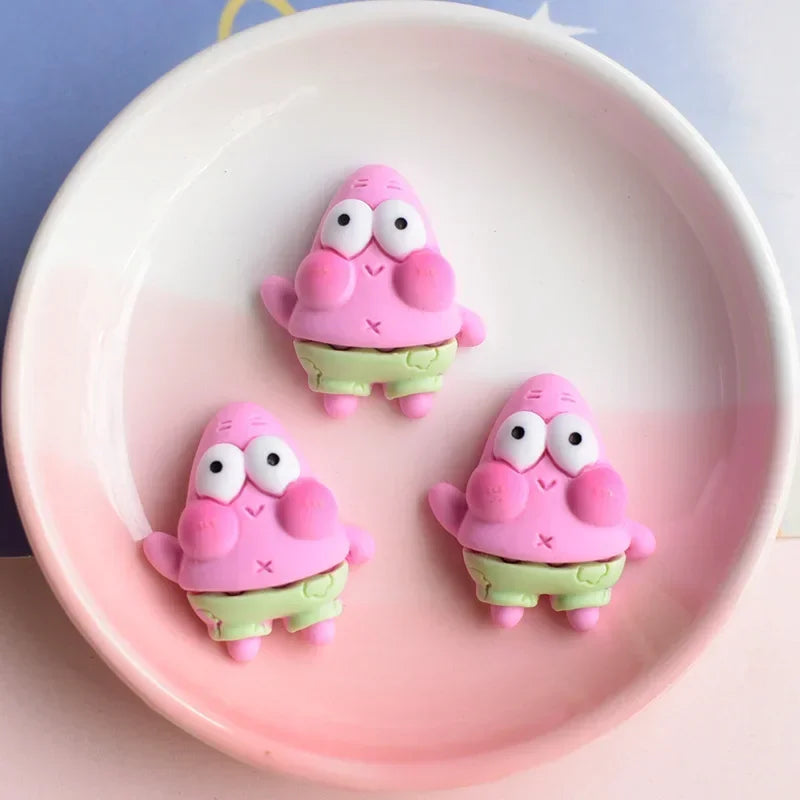 10pcs Cute SpongeBob SquarePants Shoe Decorations - Image 2
