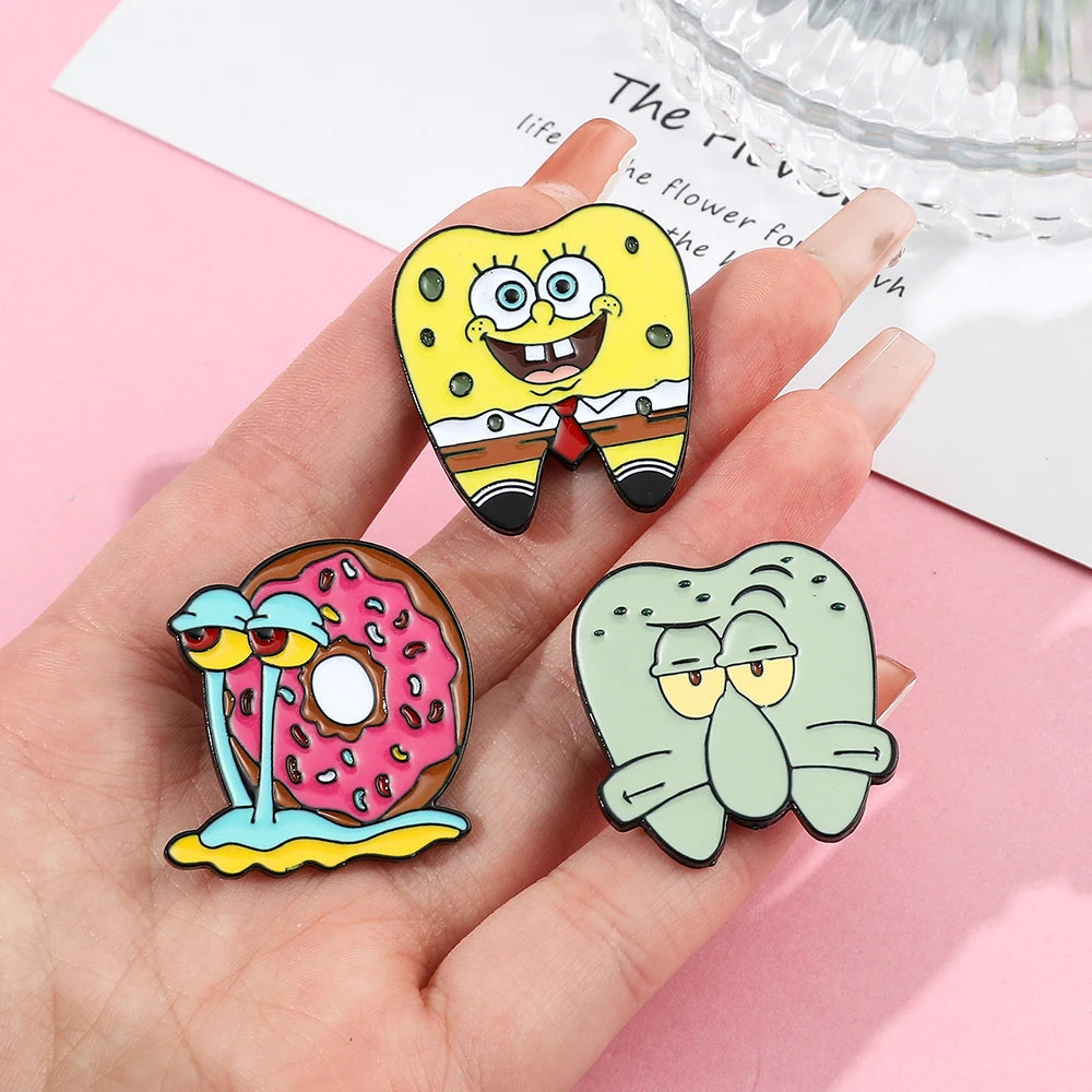 Anime SpongeBob SquarePants Brooch - Image 3