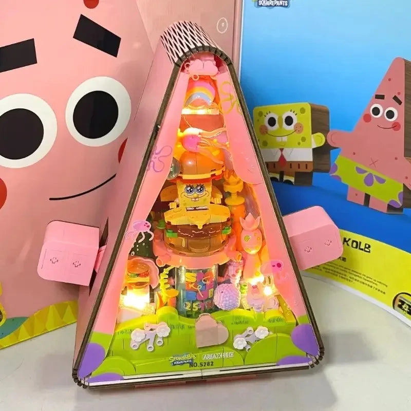 SpongeBob Cartoon Krusty Krab Restaurant Building Blocks - Image 8