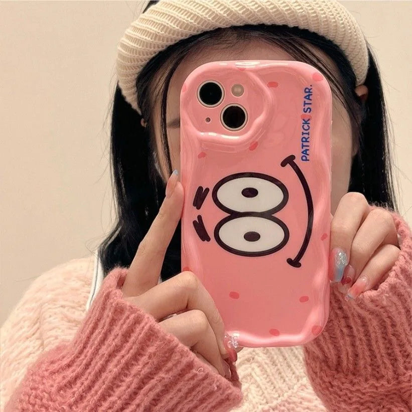Kawaii SpongePatrick Cartoon TPU Soft Phone Case - Image 9