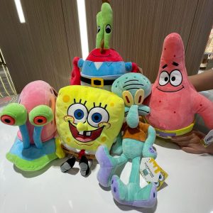 Genuine Anime SpongeBob SquarePants Plush Toy Set