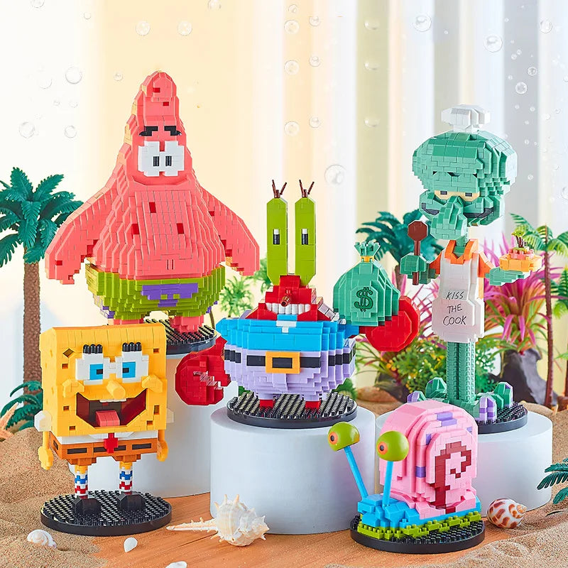 Balody SpongeBob Micro Building Blocks Set