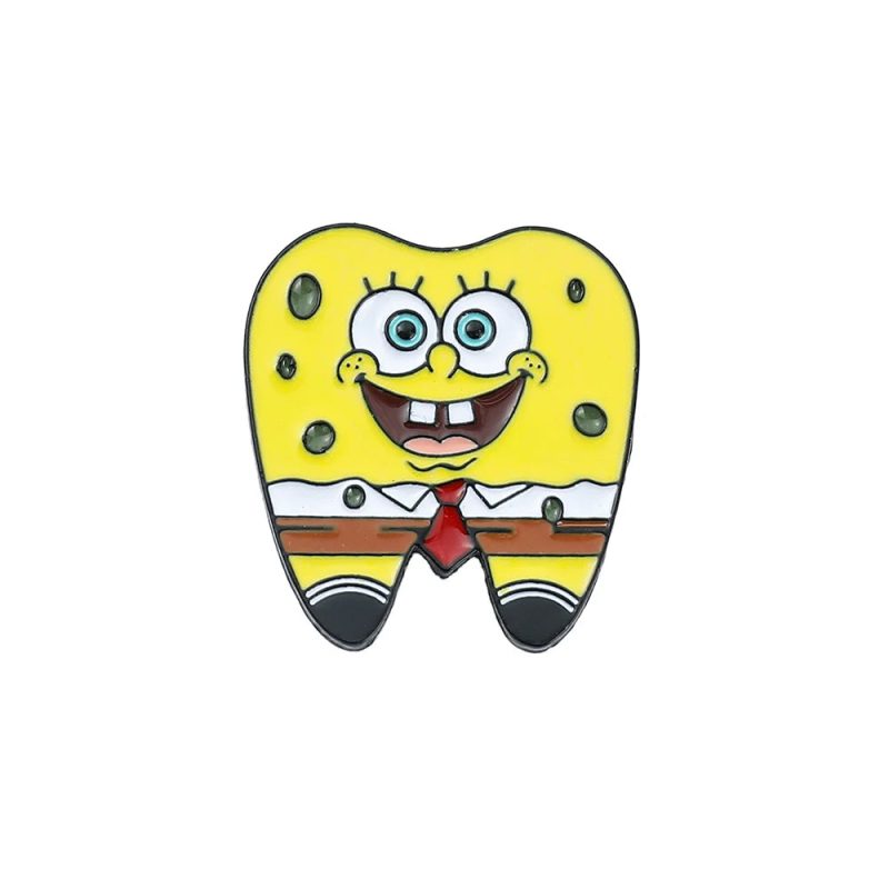 Anime SquarePants Enamel Brooch - Image 6