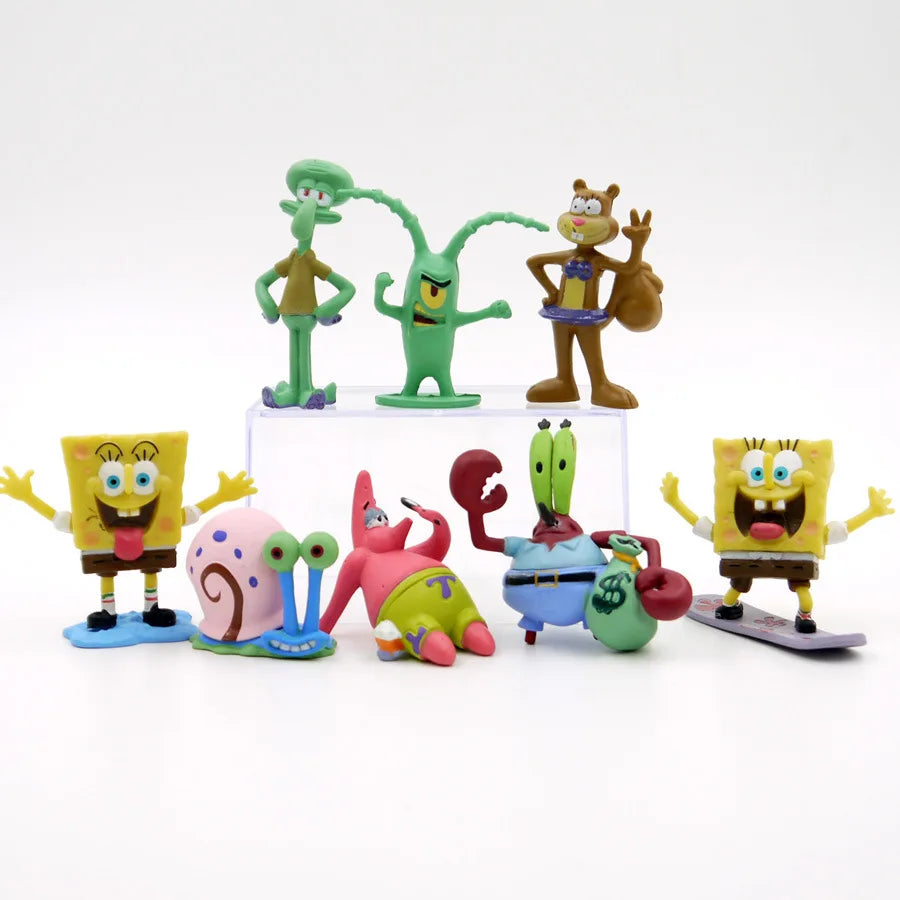 8pcs/set SpongeBob SquarePants