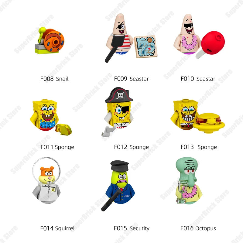 SpongeBob & Patrick Star Mini Action Figures