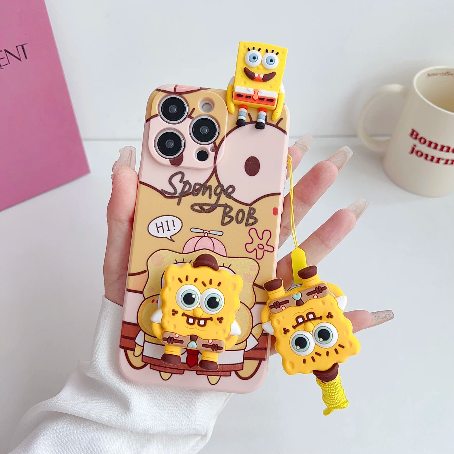 Samsung Galaxy Silicone Soft Case with Holder Rope - Image 10