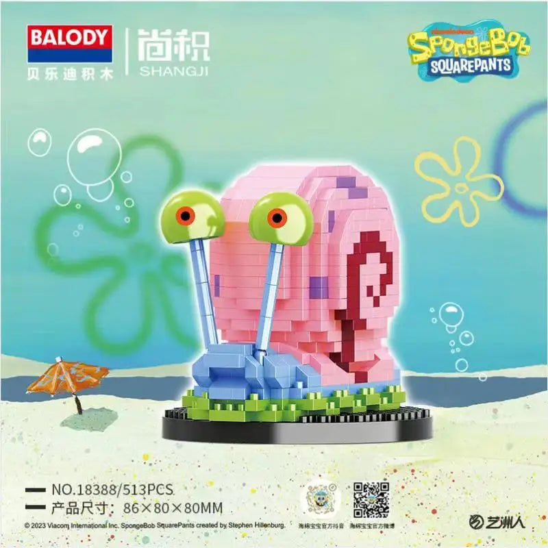 Anime SpongeBob SquarePants Micro Particle Blocks - Image 3