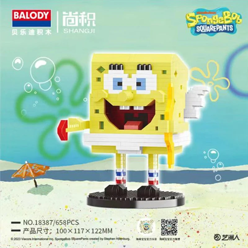 Anime SpongeBob SquarePants Micro Particle Blocks - Image 17