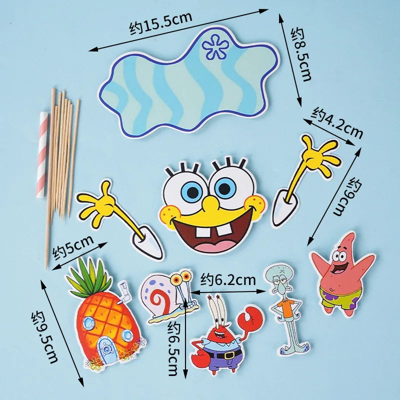 SpongeBob & Patrick Star Cake Topper Ornaments - Image 7