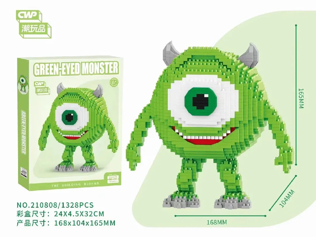 Disney Anime Monster University Building Blocks DIY - Image 6