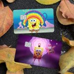 Anime S-SpongeBob Matte Front Skin Film Sticker
