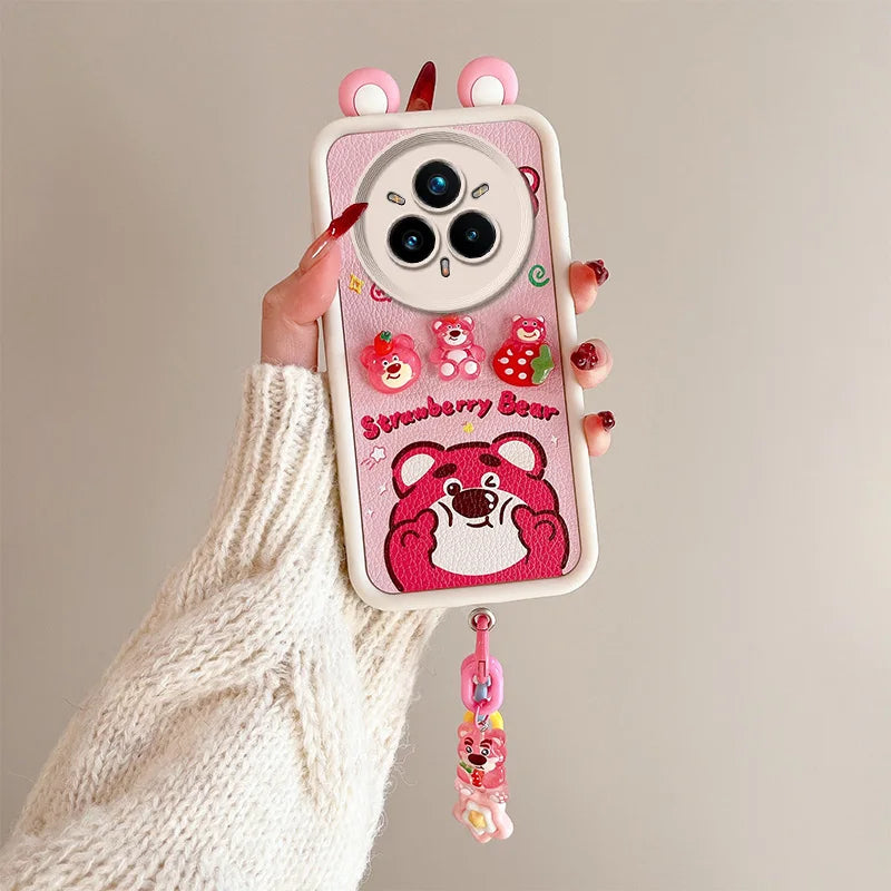 SpongeBob 3D Doll Pendant Phone Case with Rope Strap - Image 12