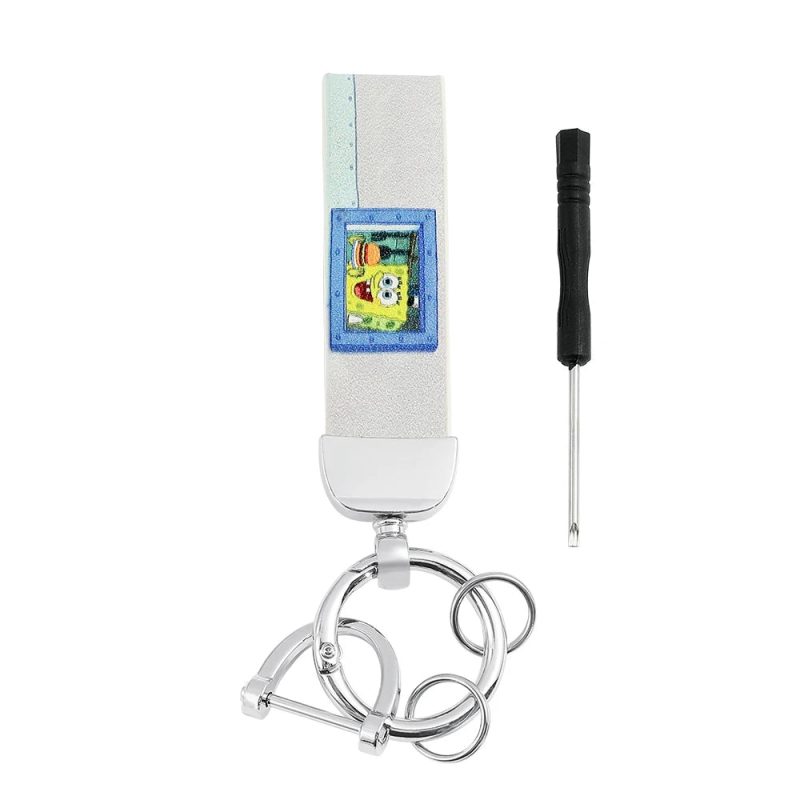 Cartoon SquarePants Leather Keychain - Image 12
