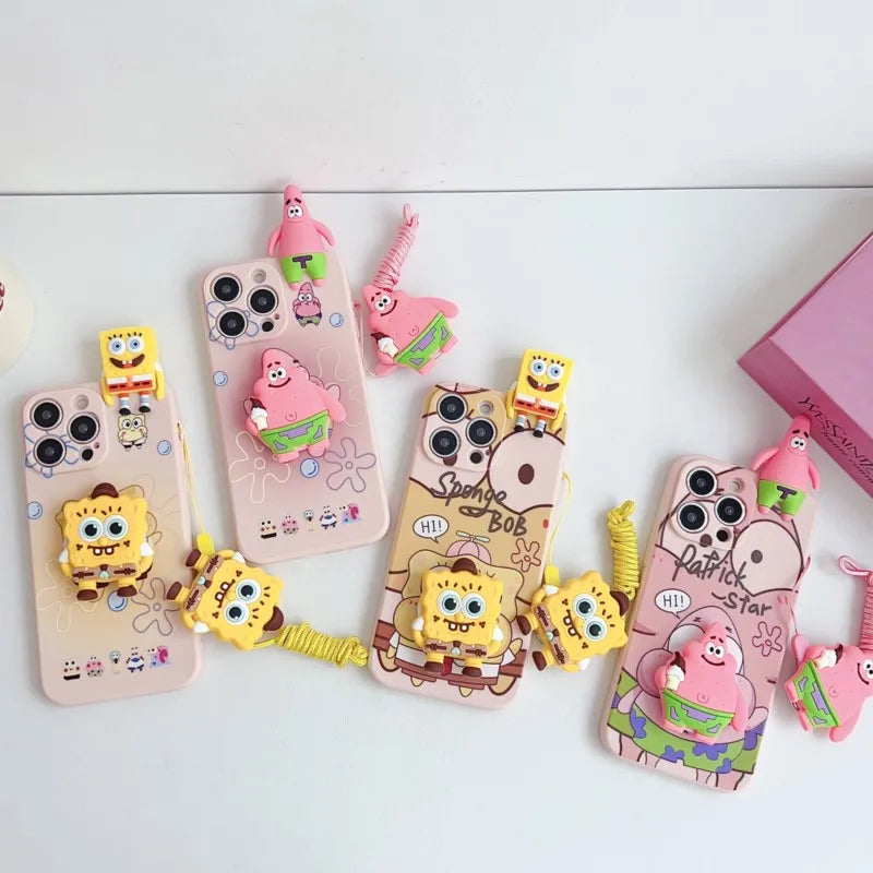 Samsung Galaxy Silicone Soft Case with Holder Rope