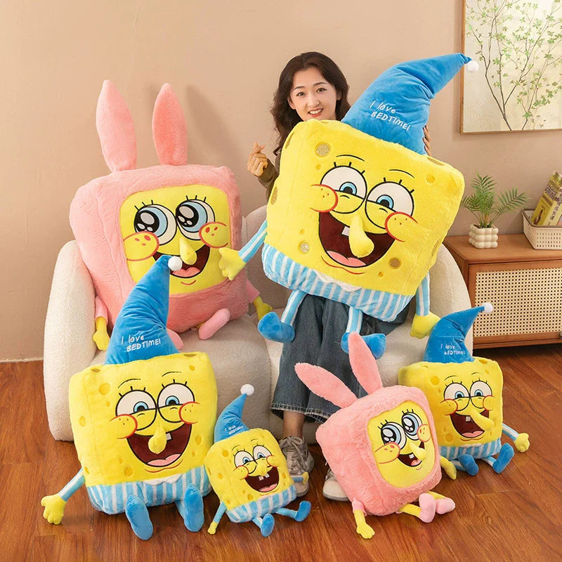 38cm SpongeBob SquarePants & Patrick Star Plush Dolls - Image 2