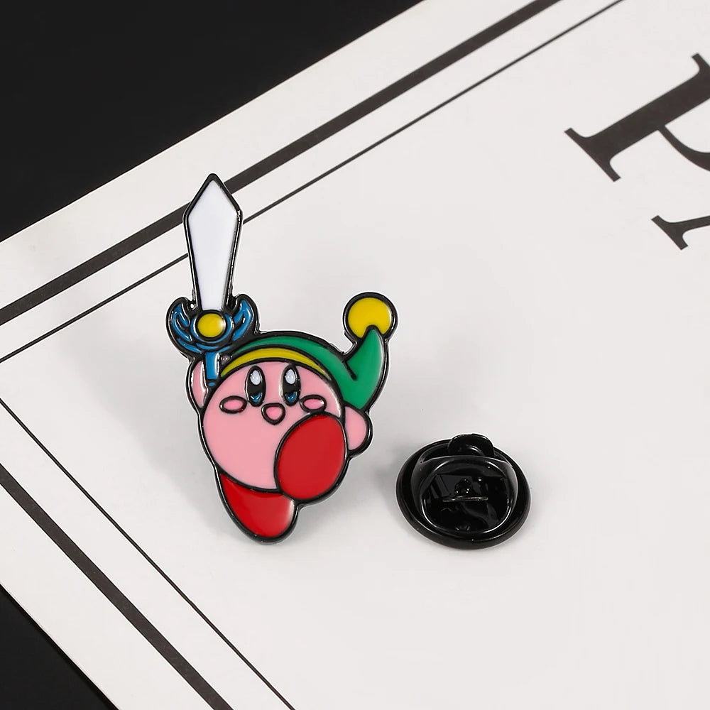 Anime Kirby Enamel Pin
