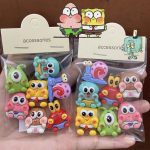 7pcs SpongeBob 3D Resin Stickers