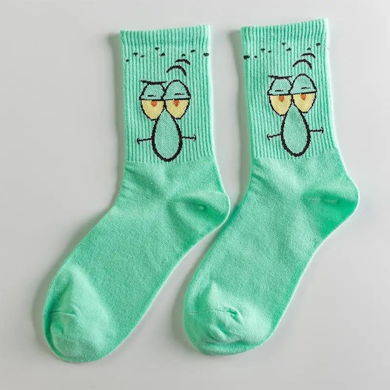 SpongeBob Cartoon Long Tube Socks - Image 6