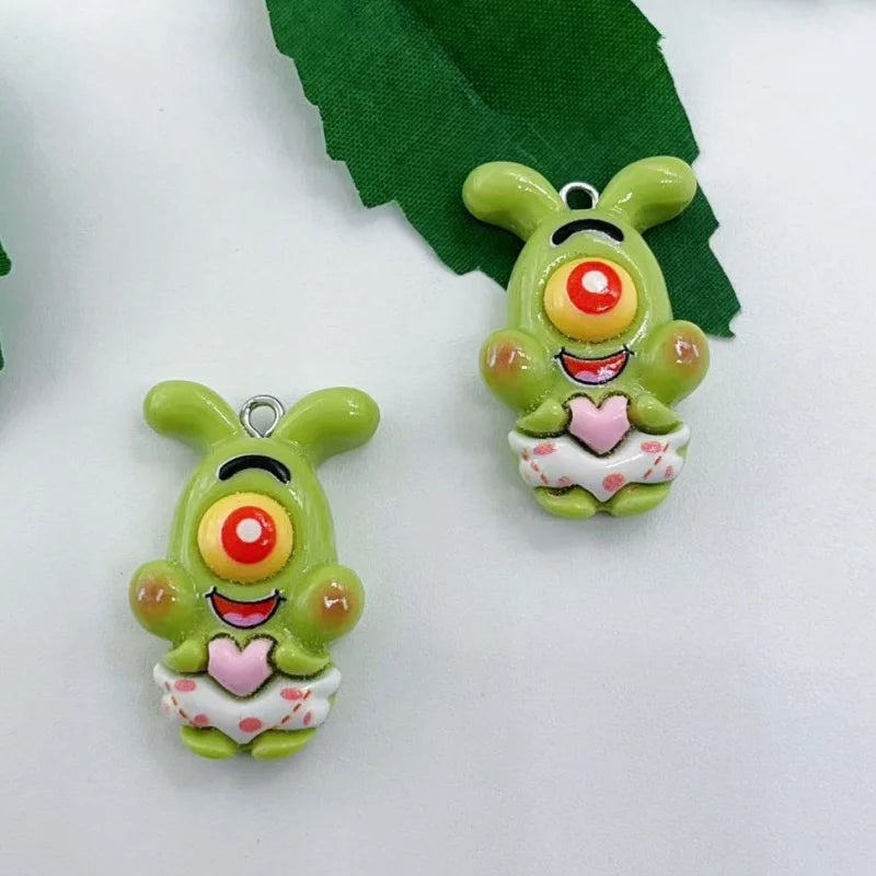 10PCS Resin Cartoon Character SpongeBob SquarePants - Image 10